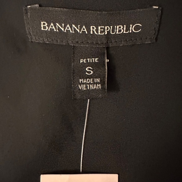 BANANA REPUBLIC Top Sz. S Petite Metallic Tiered Ruffle Hem Peplum Whimsical NEW - Picture 5 of 15